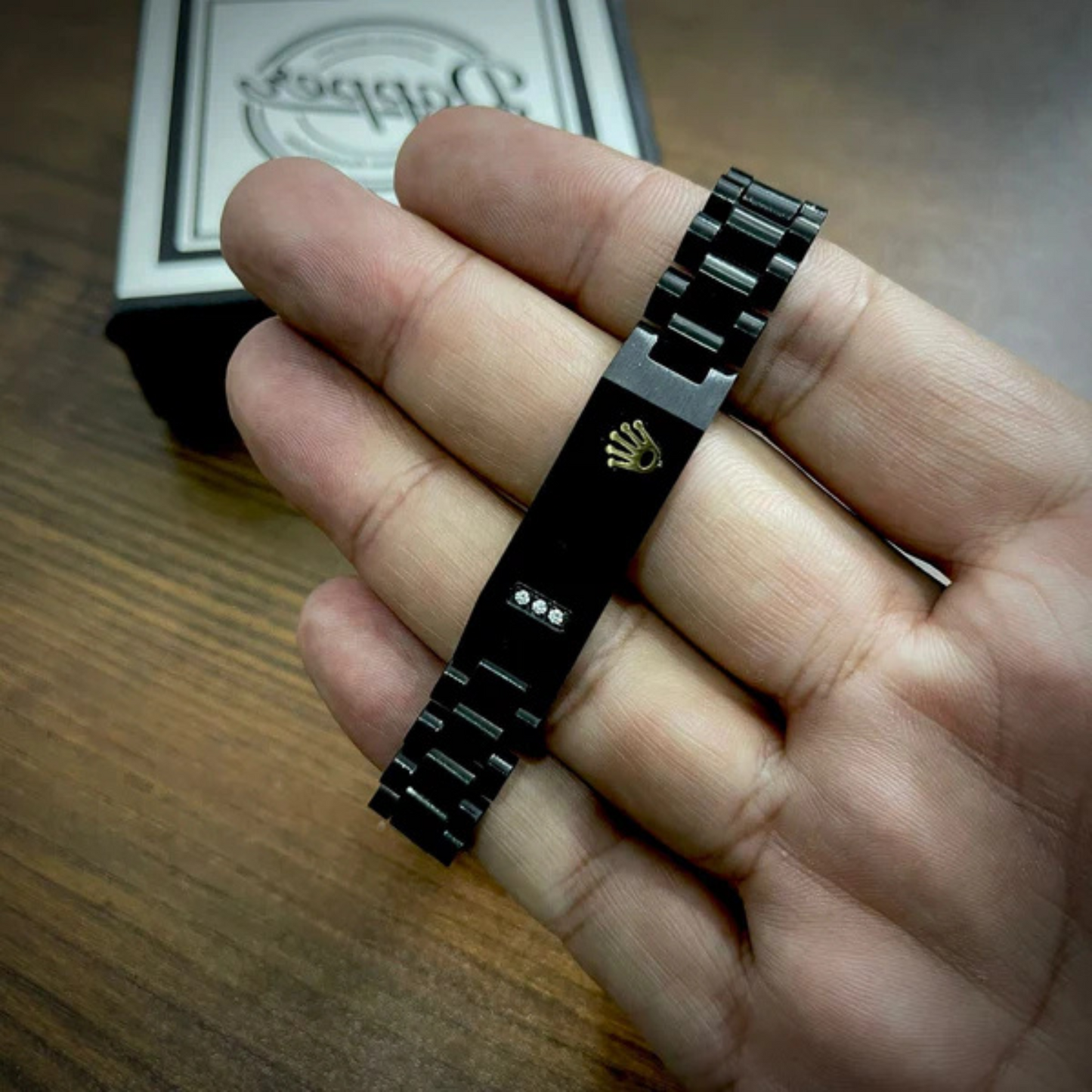 16mm Black RLX Crown Jubilee Bracelet