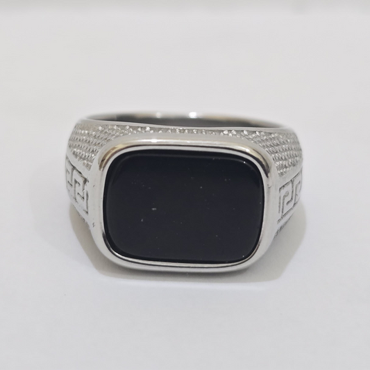 Black Onyx Turkish Ring