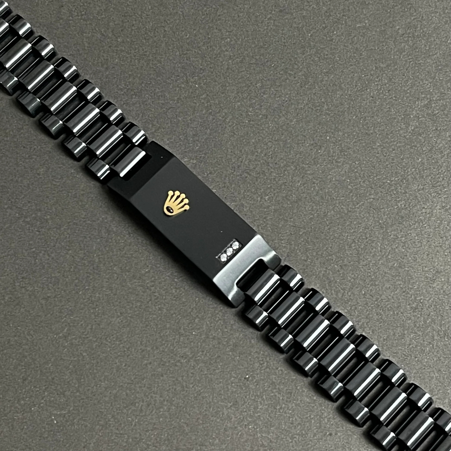 16mm Black RLX Crown Jubilee Bracelet